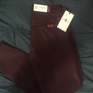 NWT 7 For All Mankind Ankle Super Skinny